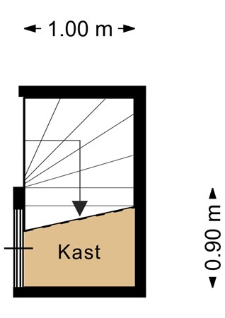 Floorplan - Vleutenseweg 179A, 3532 HC Utrecht